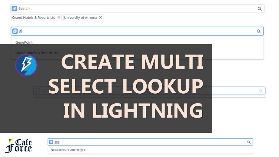 multi select lookup lightning salesforce